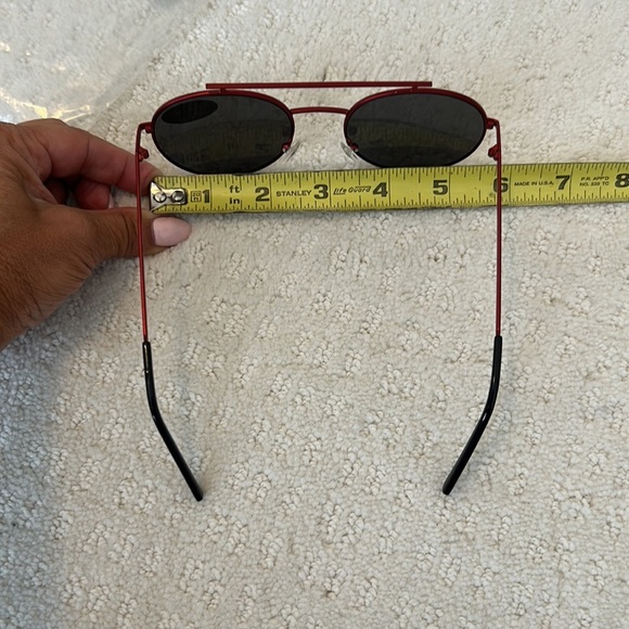 A.J. Morgan Ray Gun Round Lens Sunglasses Red - Picture 10 of 11